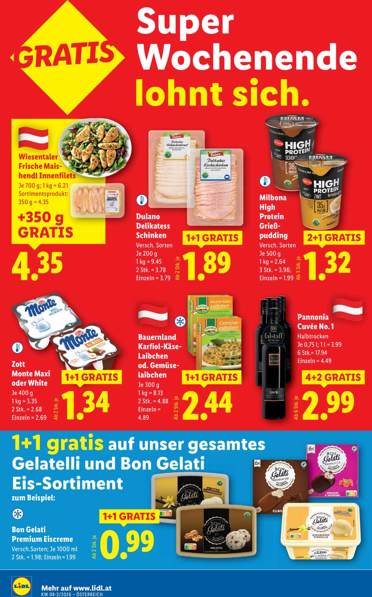 Leták Lidl Rakousko 19.2.-25.2.2026 strana 8