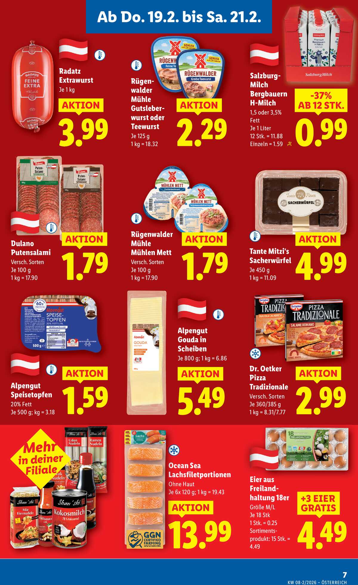 Leták Lidl Rakousko 19.2.-25.2.2026 strana 9