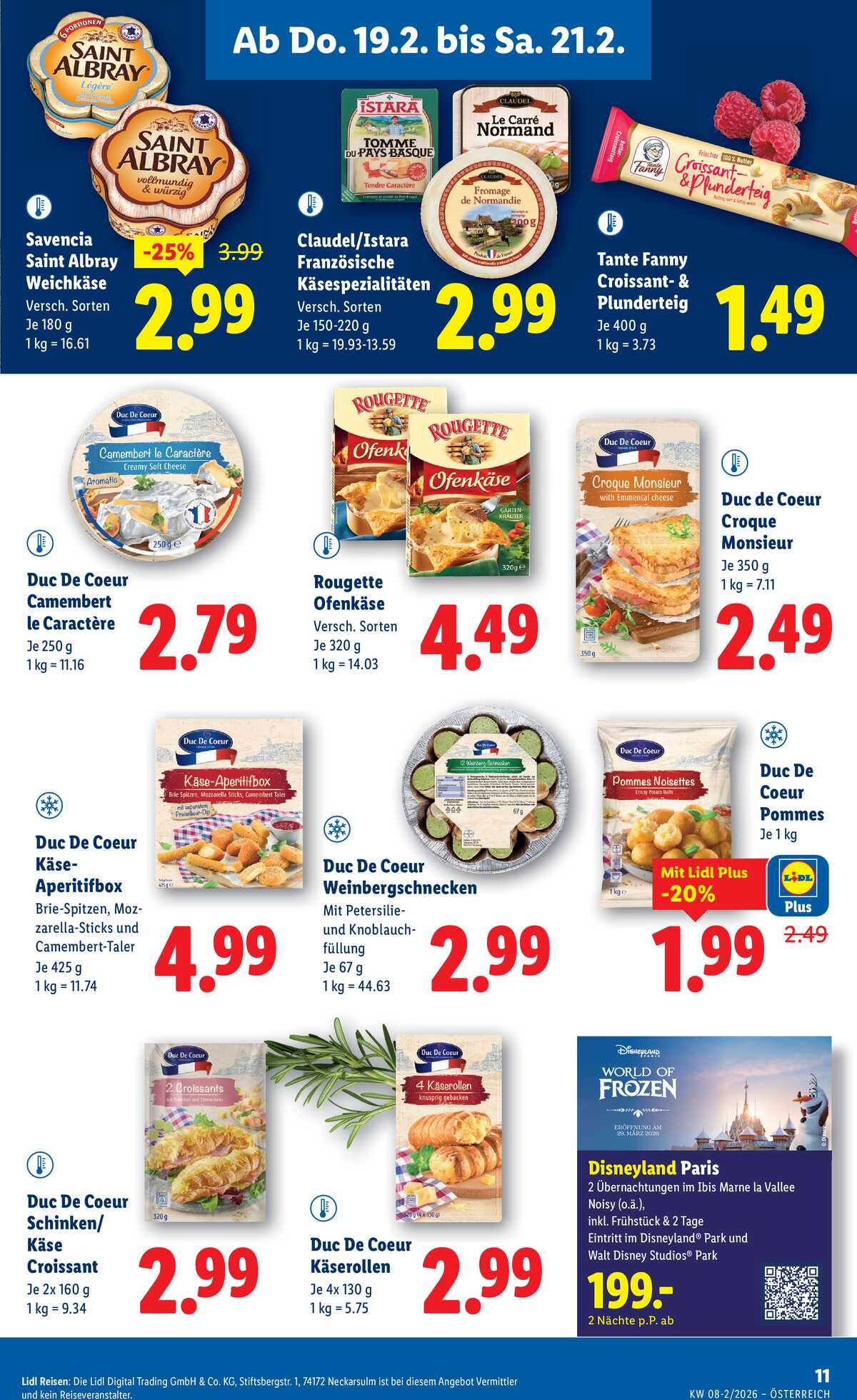 Leták Lidl Rakousko 19.2.-25.2.2026 strana 13