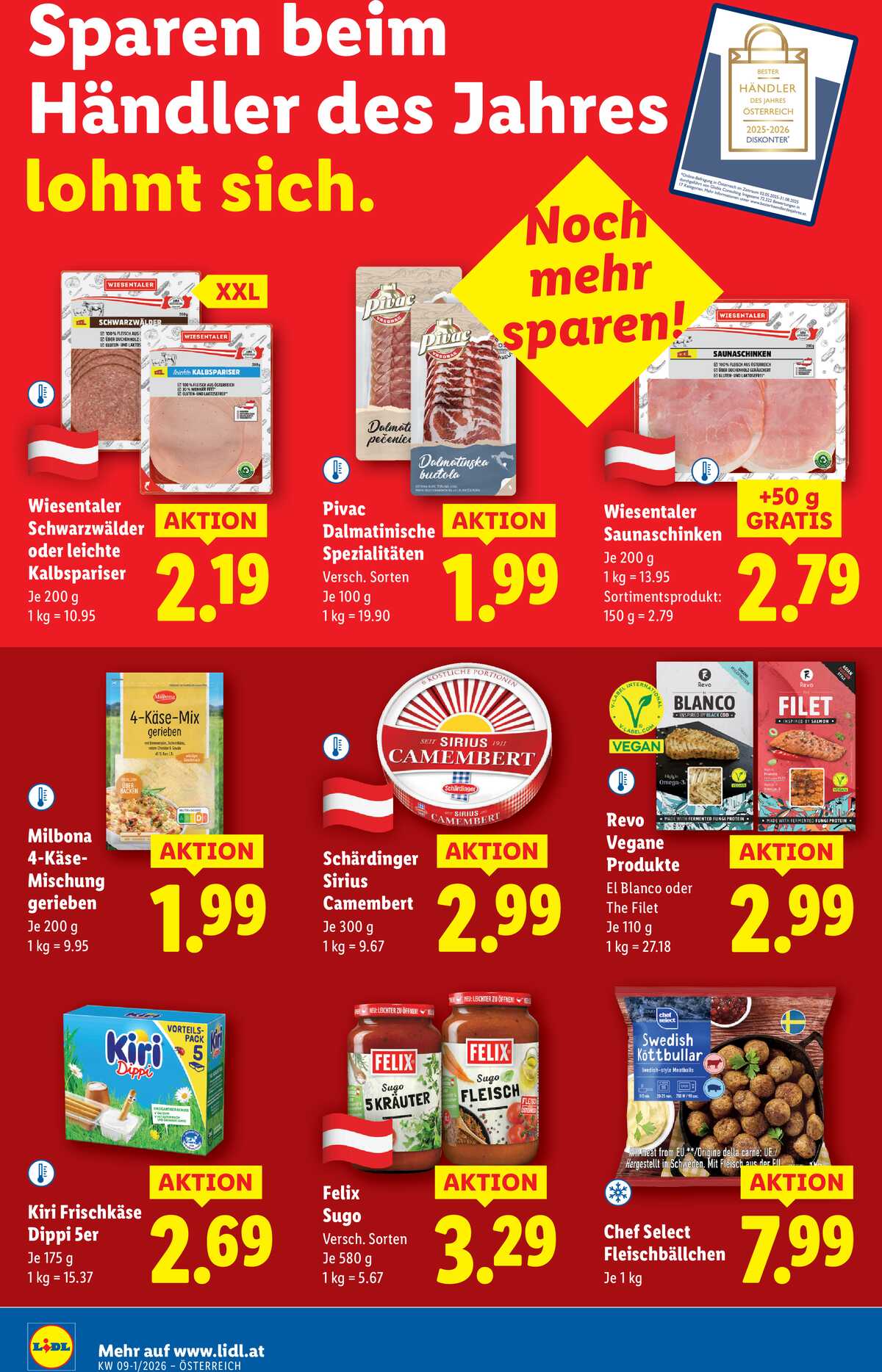 Leták Lidl Rakousko 19.2.-25.2.2026 strana 38