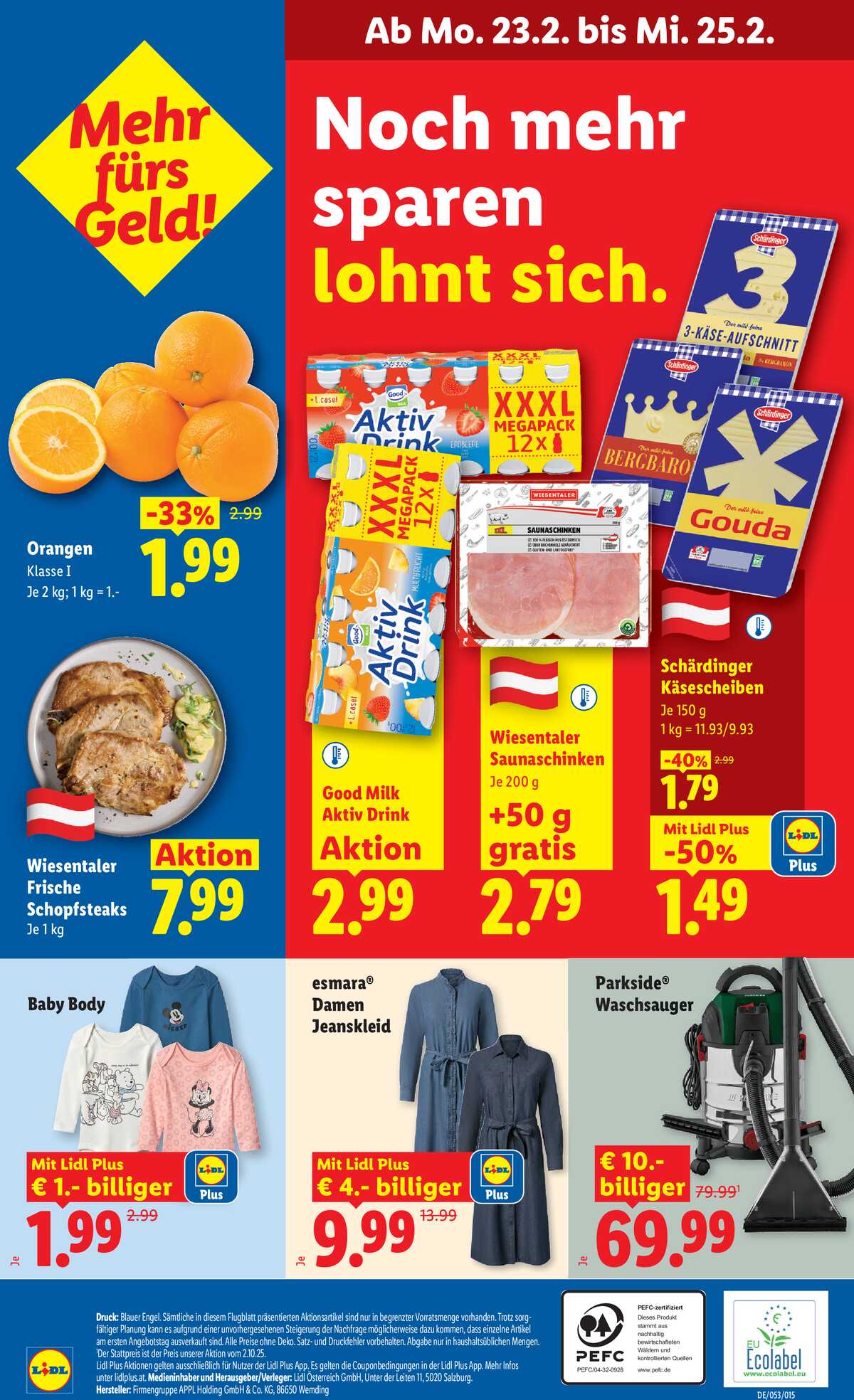 Leták Lidl Rakousko 19.2.-25.2.2026 strana 40