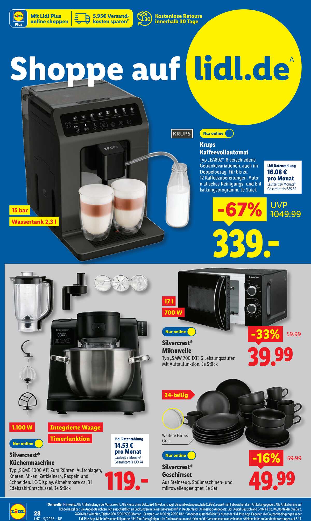 Leták Lidl Německo 23.2.-28.2.2026 strana 6