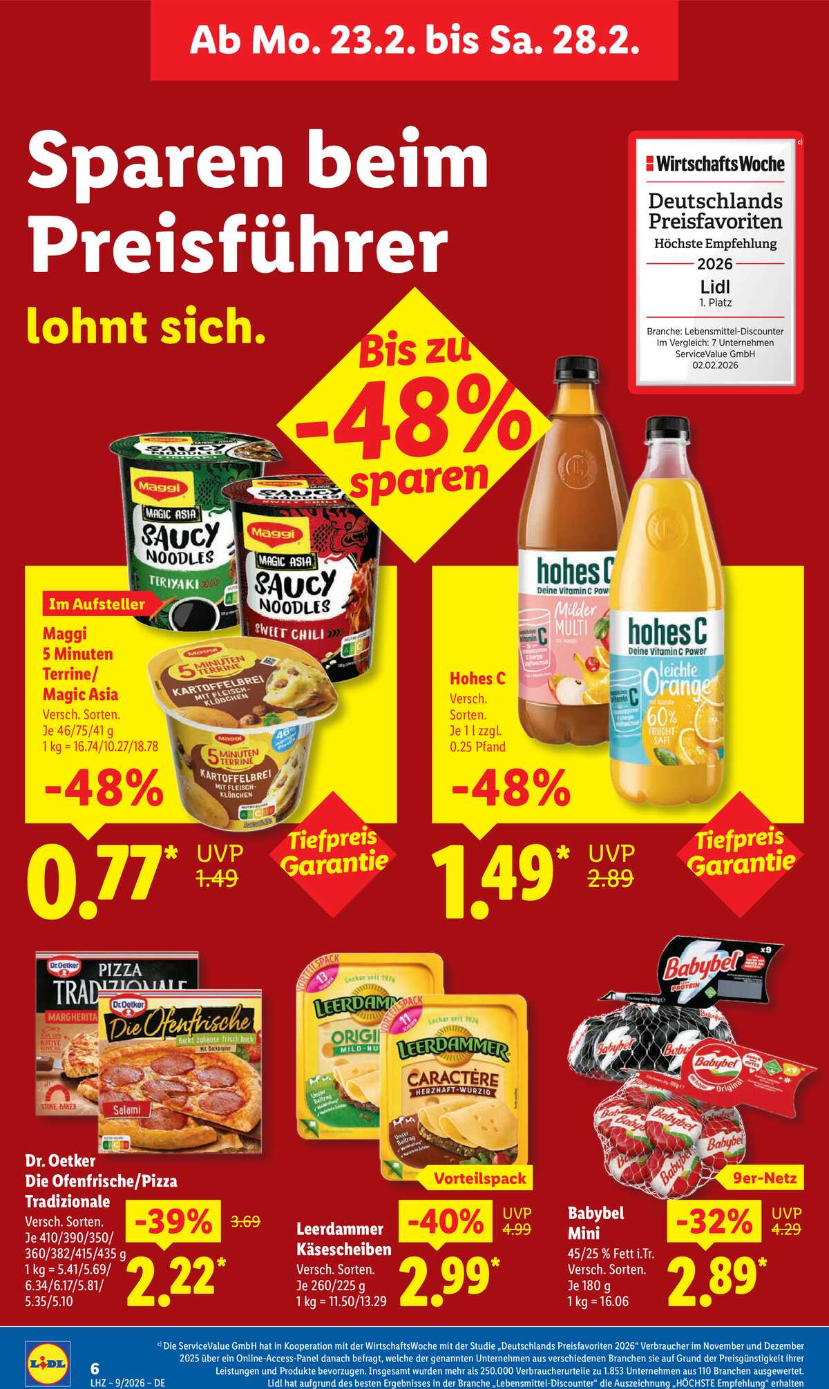 Leták Lidl Německo 23.2.-28.2.2026 strana 12