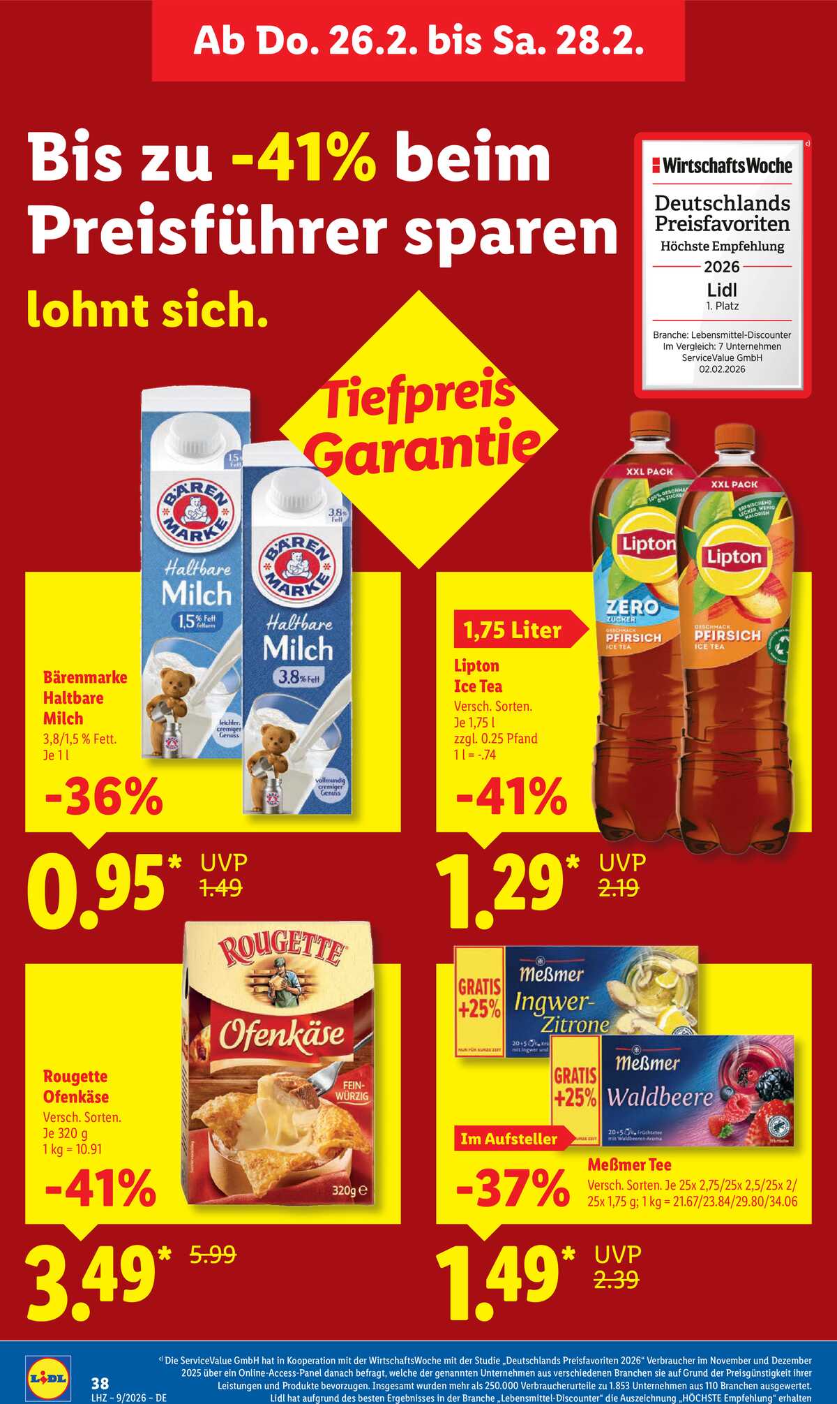 Leták Lidl Německo 23.2.-28.2.2026 strana 60