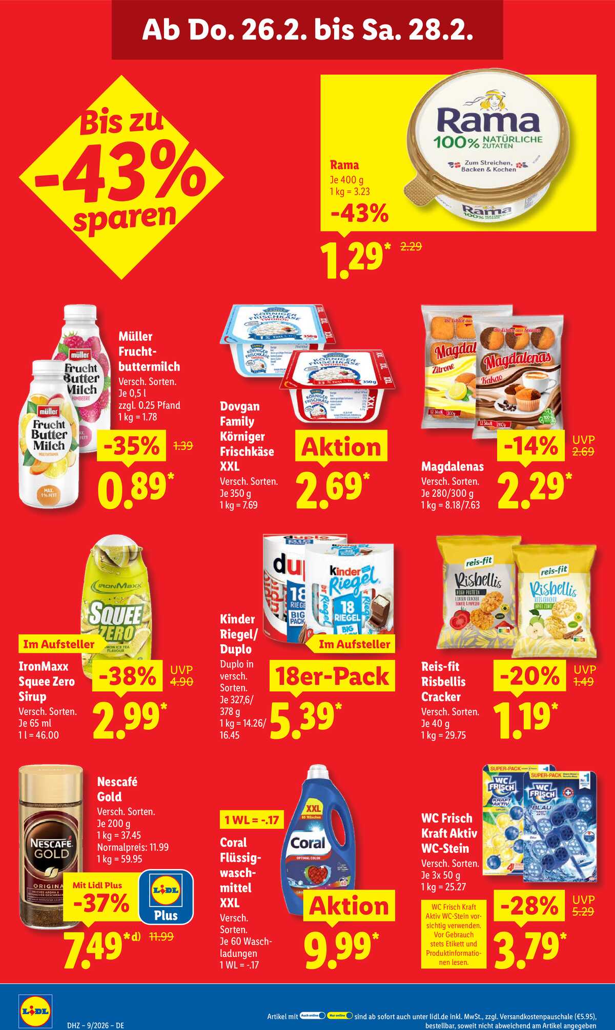 Leták Lidl Německo 23.2.-28.2.2026 strana 62