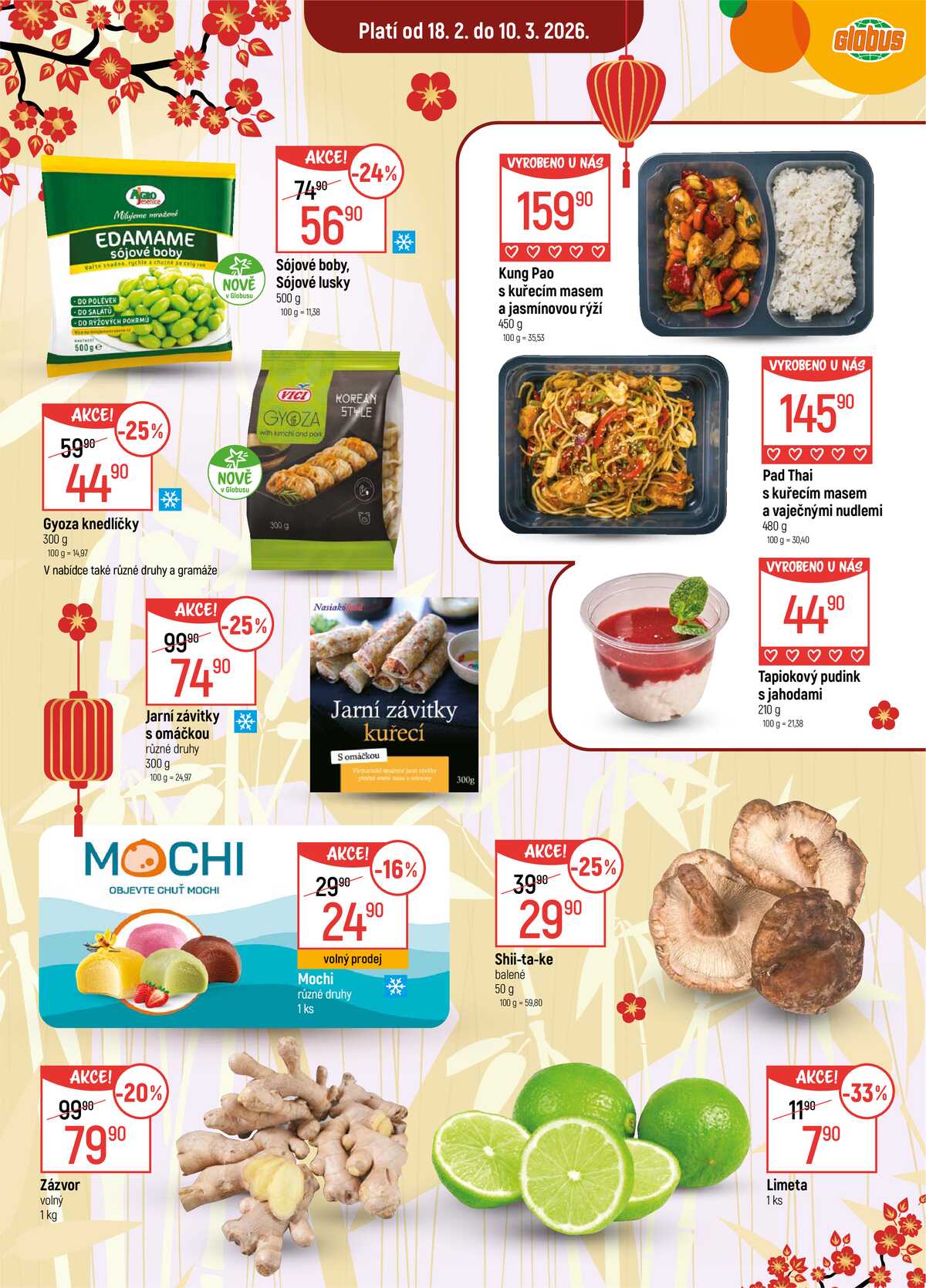 Akční leták Globus 18.2. - 10.3.2026 - Globus Praha - Zličín strana 2