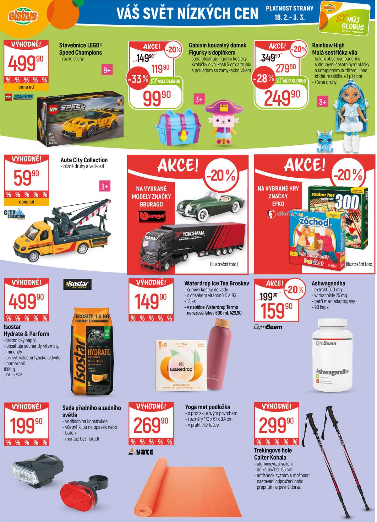 Akční leták Globus 18.2. - 24.2.2026 - Globus Praha - Zličín strana 33