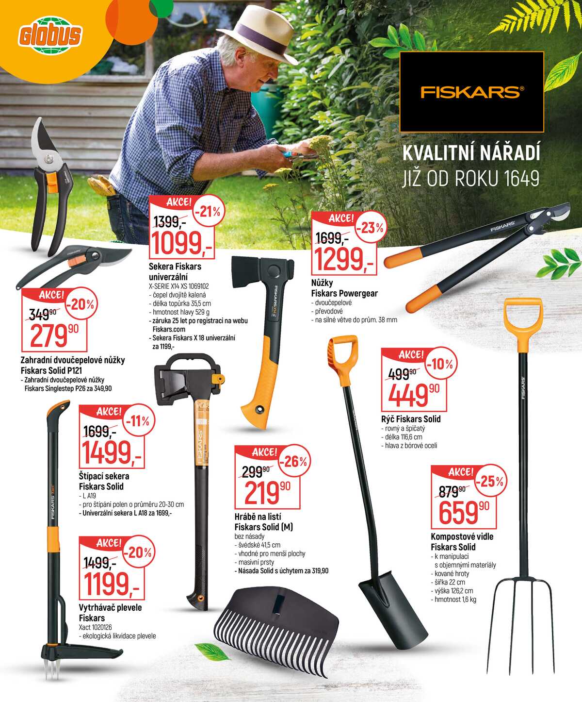 Akční leták Globus 18.2. - 16.3.2026 - Globus Chomutov strana 8