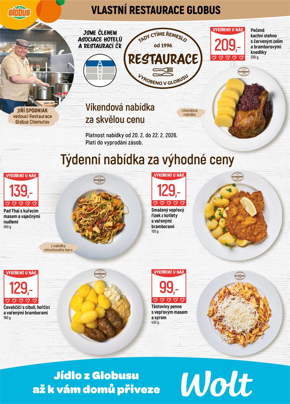 Akční leták Globus 18.2. - 24.2.2026 - Globus Chomutov strana 7