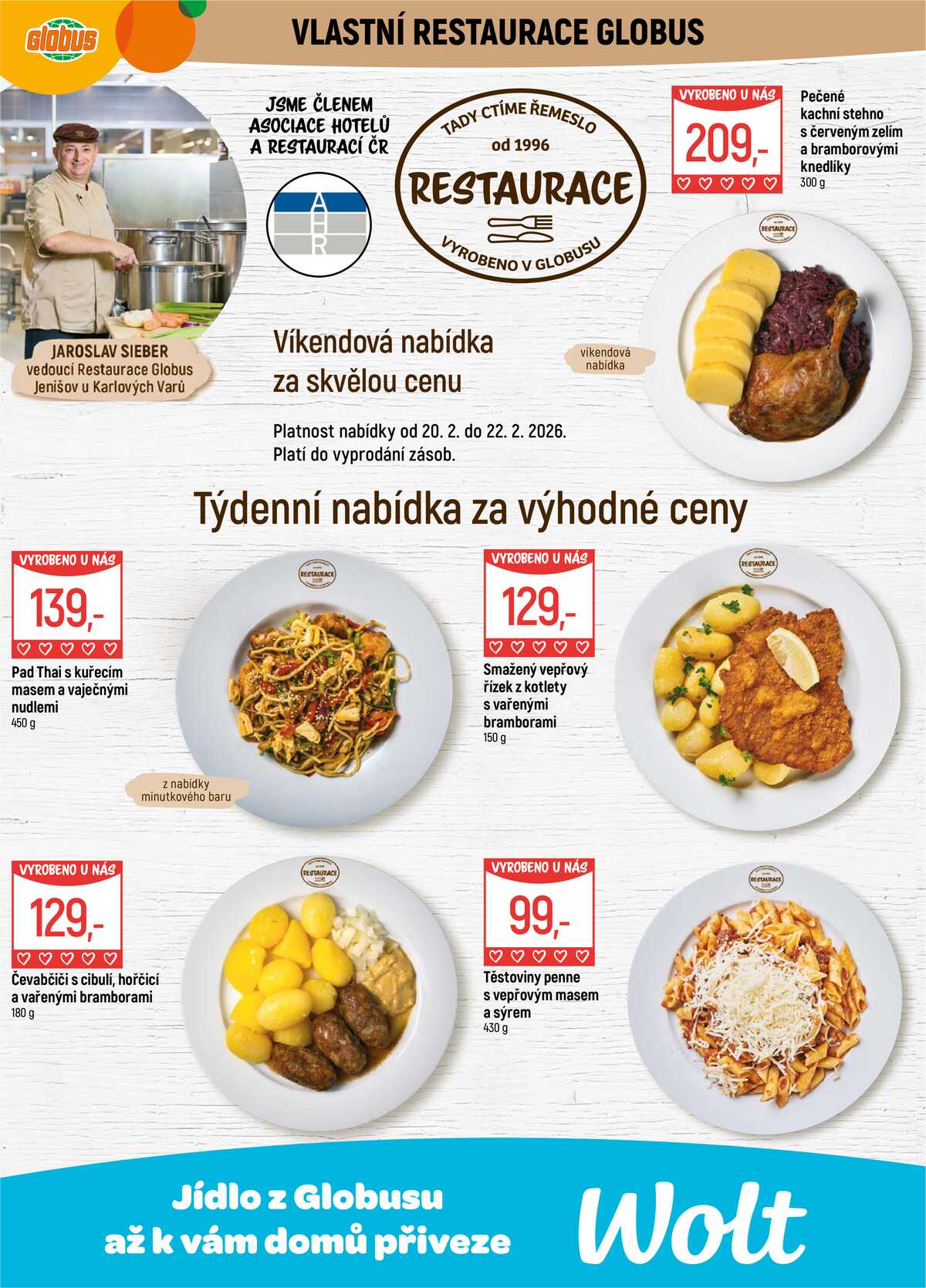 Akční leták Globus 18.2. - 24.2.2026 - Globus Jenišov u Karlových Varů strana 7
