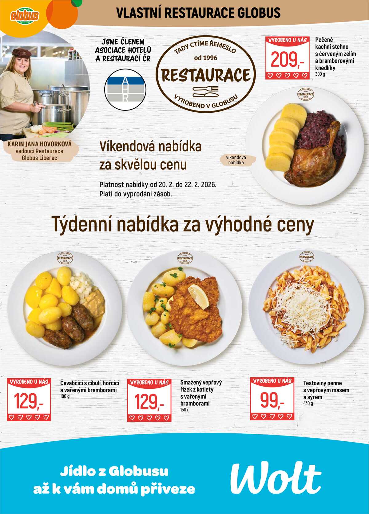 Akční leták Globus 18.2. - 24.2.2026 - Globus Liberec strana 7