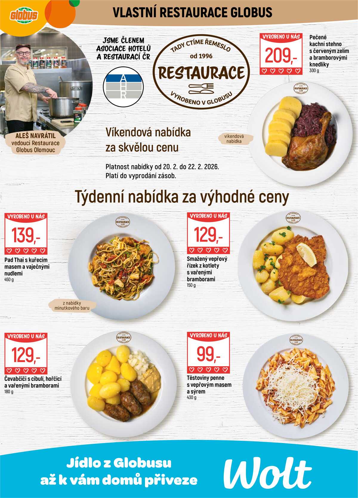 Akční leták Globus 18.2. - 24.2.2026 - Globus Olomouc strana 7