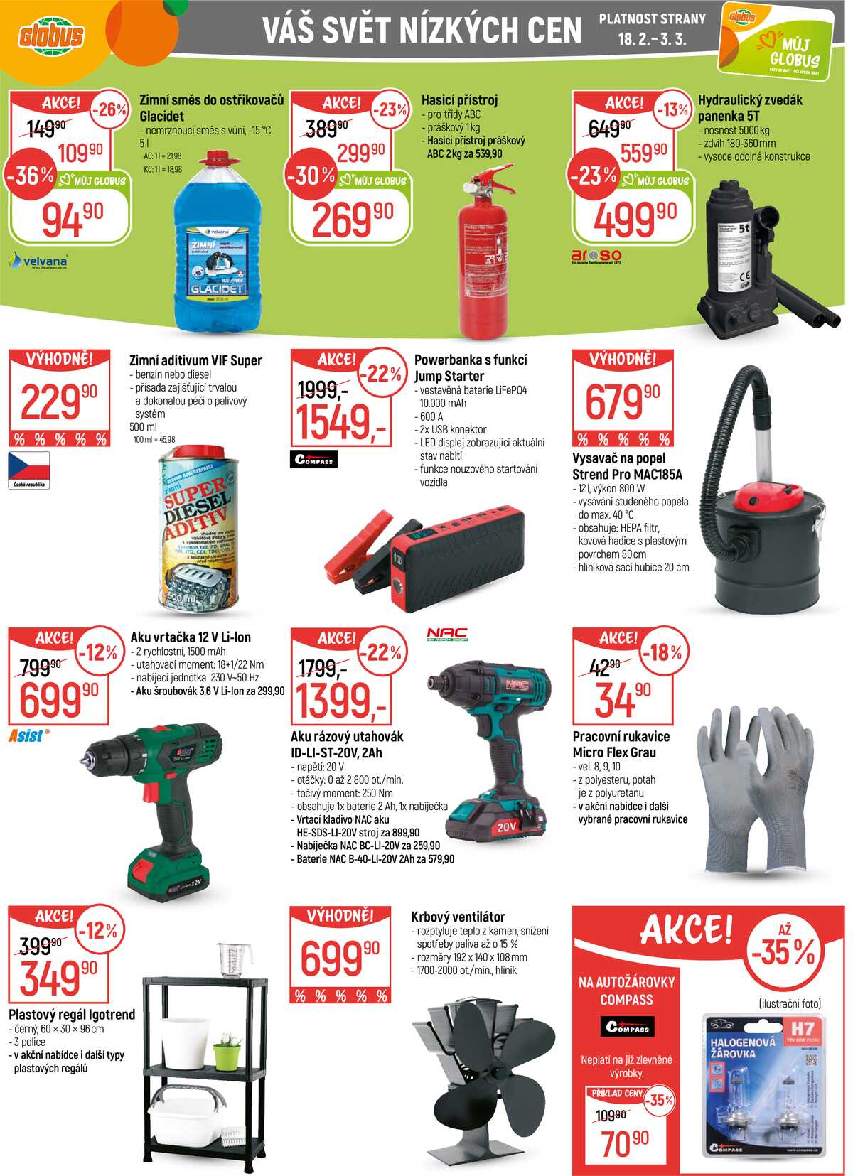 Akční leták Globus 18.2. - 24.2.2026 - Globus Opava strana 37