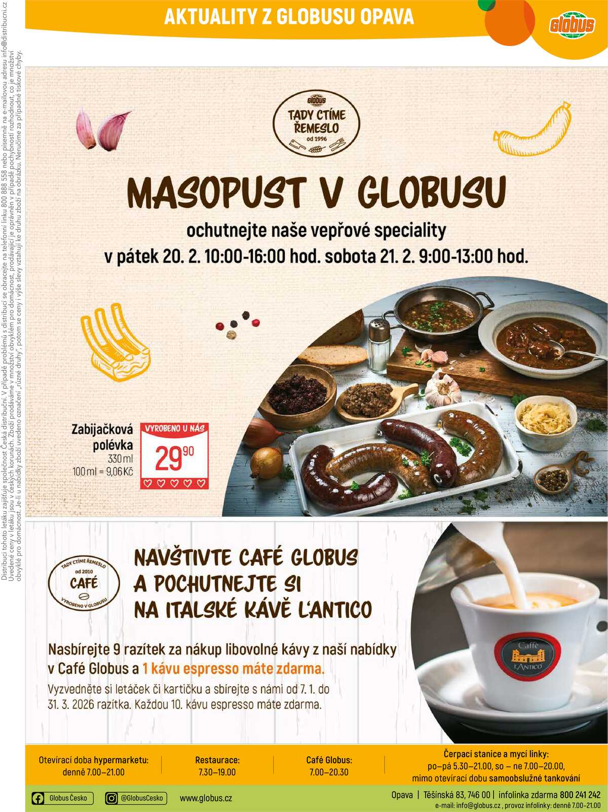 Akční leták Globus 18.2. - 24.2.2026 - Globus Opava strana 38