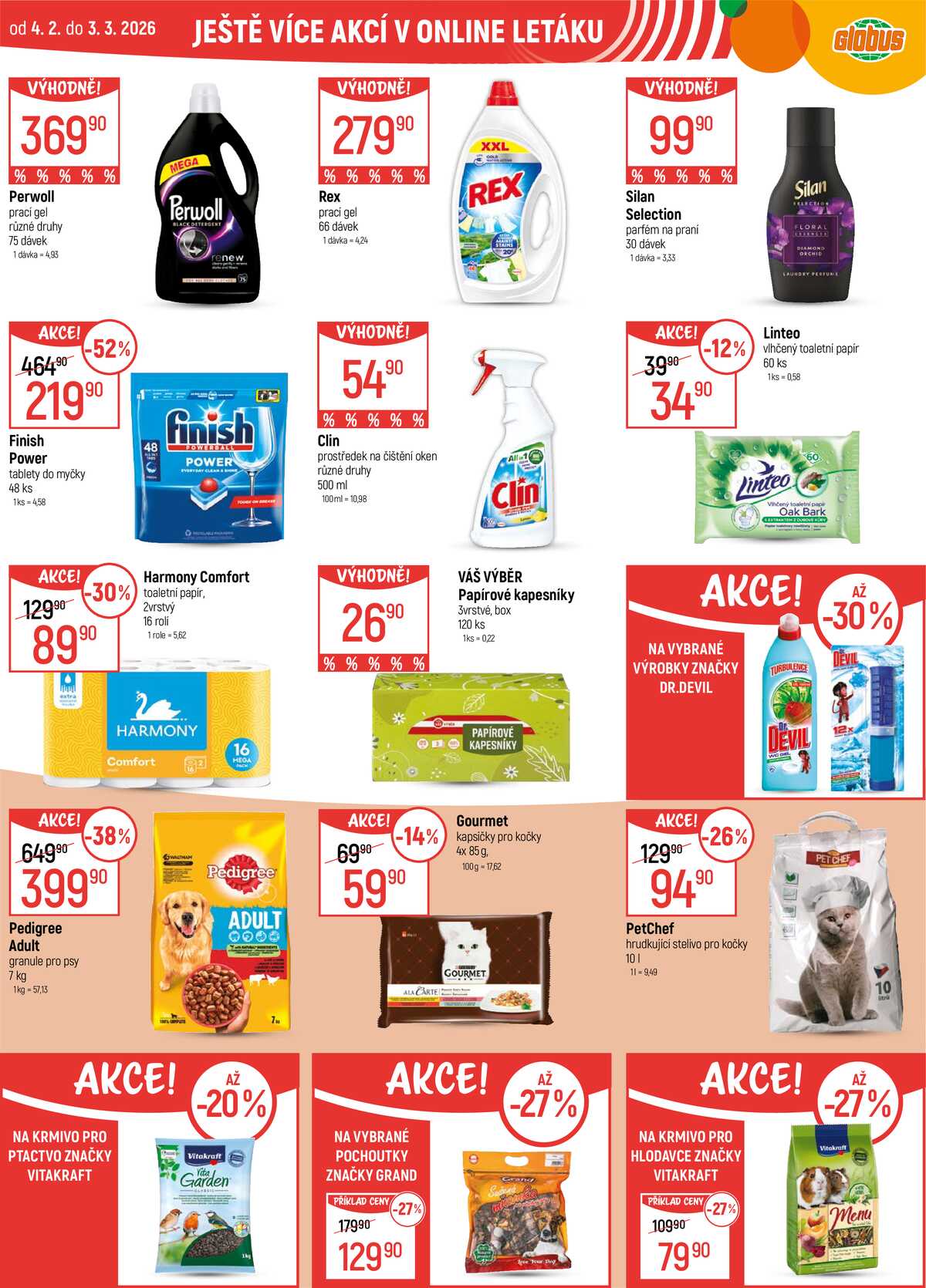 Akční leták Globus 18.2. - 24.2.2026 - Globus Ostrava strana 44