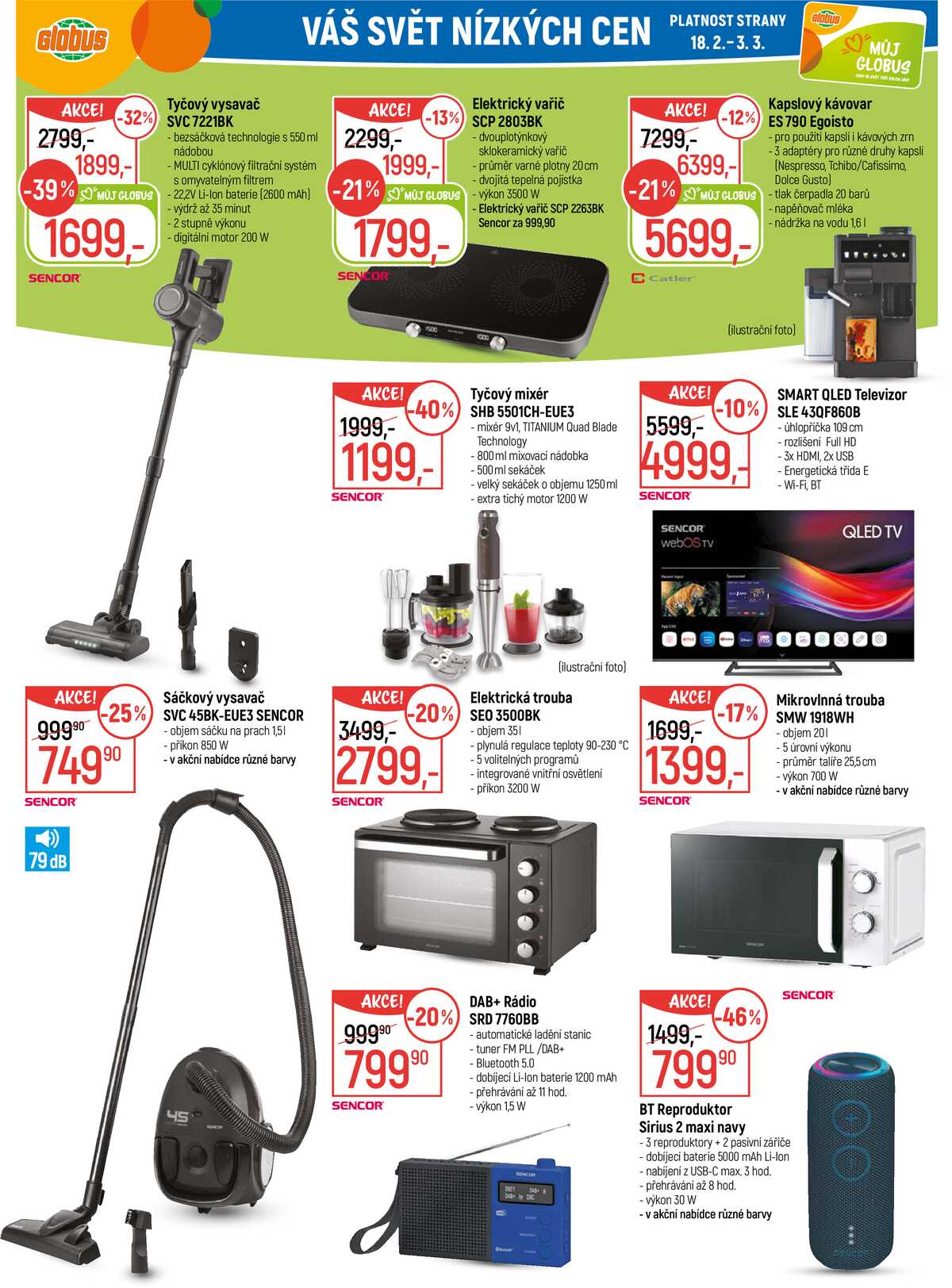 Akční leták Globus 18.2. - 24.2.2026 - Globus Praha - Štěrboholy strana 33