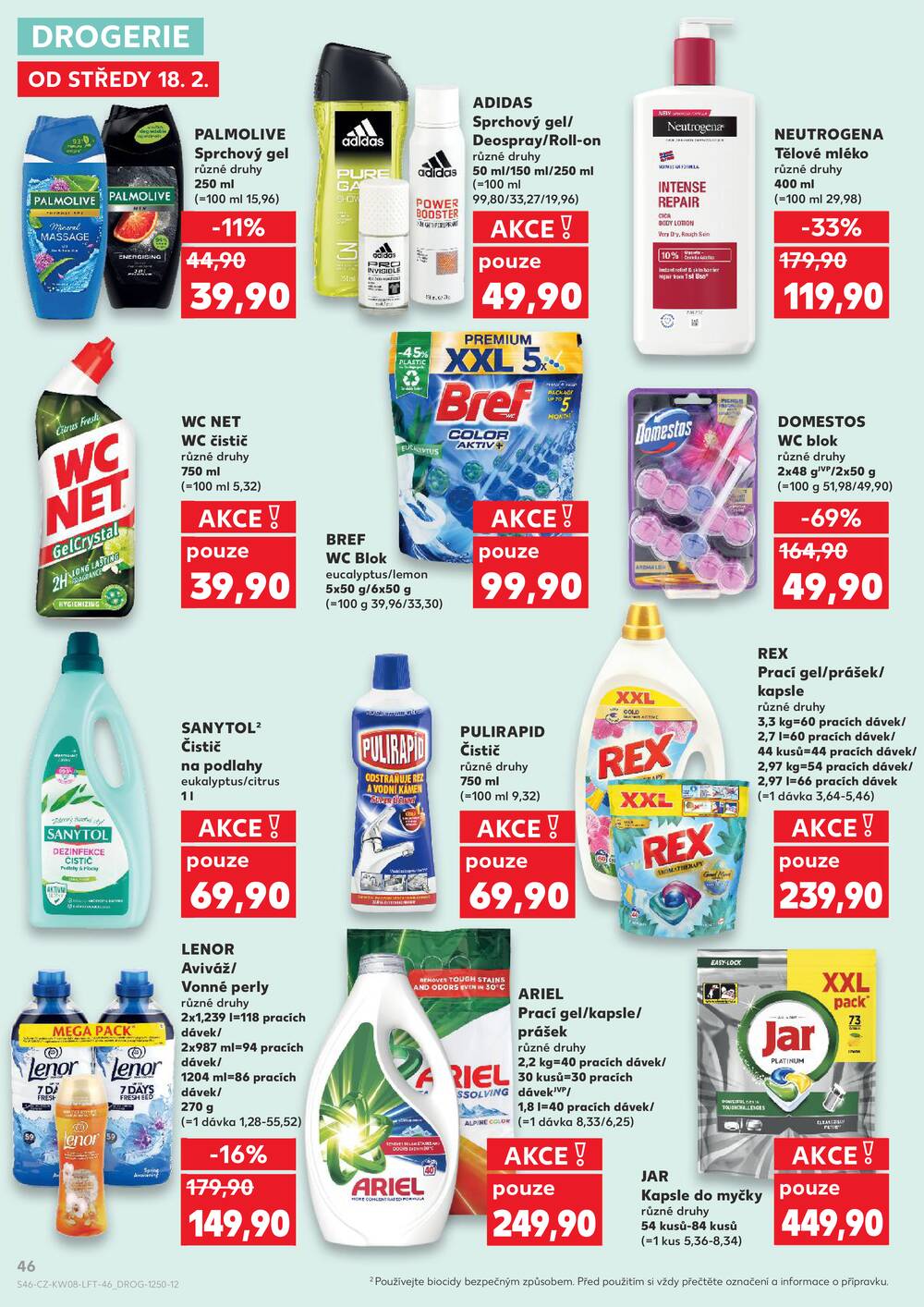 Leták Kaufland - Kaufland 18.2. - 24.2. - Kaufland - Praha 4 (Michle) - strana 46 Leták Kaufland - Kaufland 18.2. - 24.2. - Kaufland - Praha 4 (Michle) - strana 46