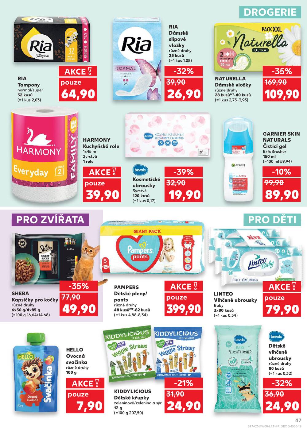 Leták Kaufland - Kaufland 18.2. - 24.2. - Kaufland - Veselí nad Lužnicí - Budějovická - strana 47
