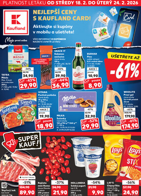 Leták Kaufland 18.2. - 24.2. - Kaufland - Teplice