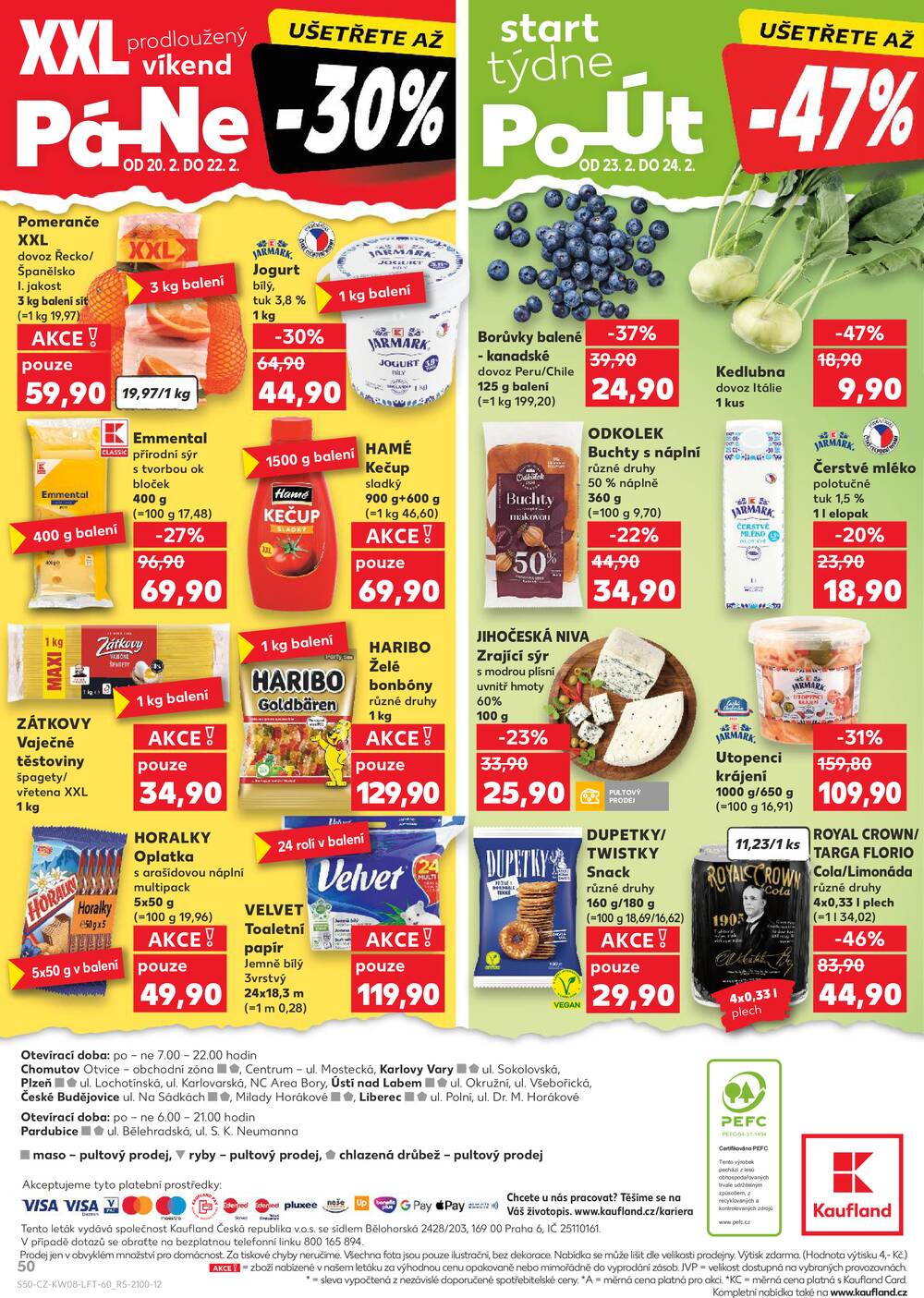 Kaufland 18.2. - 24.2. - Kaufland - Chomutov - Otvice