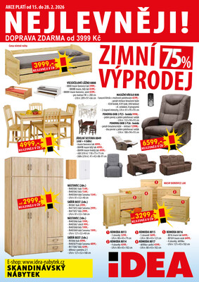 IDEA nábytek od 15.2. do 28.2.2026