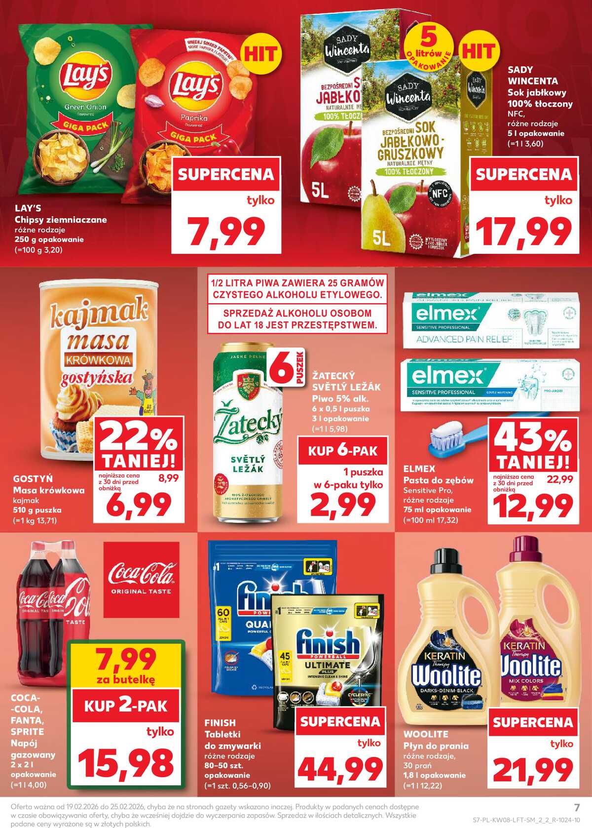 Leták Kaufland Polsko 19.2.-25.2.2026 - Noviny týdne strana 7