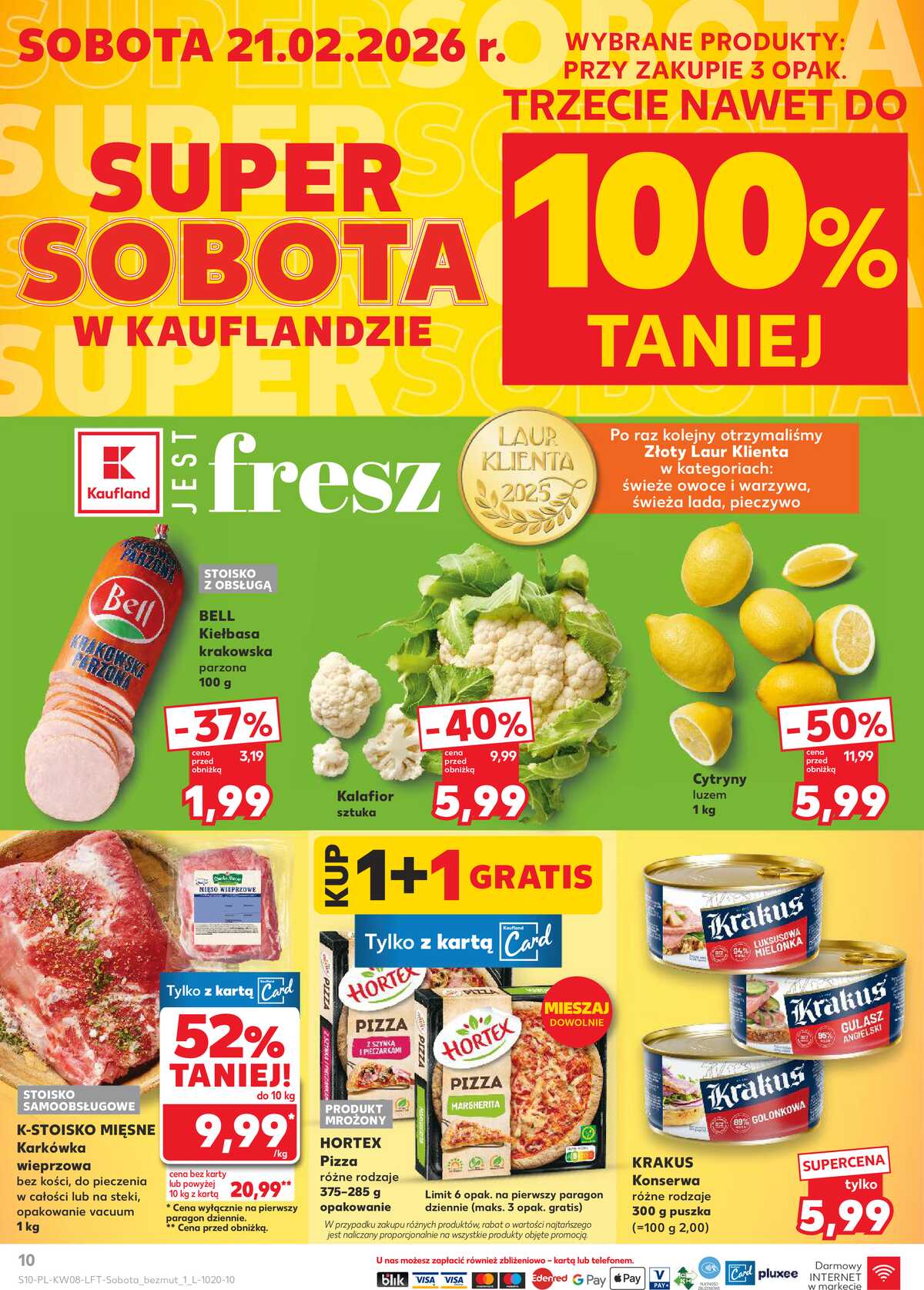 Leták Kaufland Polsko 19.2.-25.2.2026 - Noviny týdne strana 10