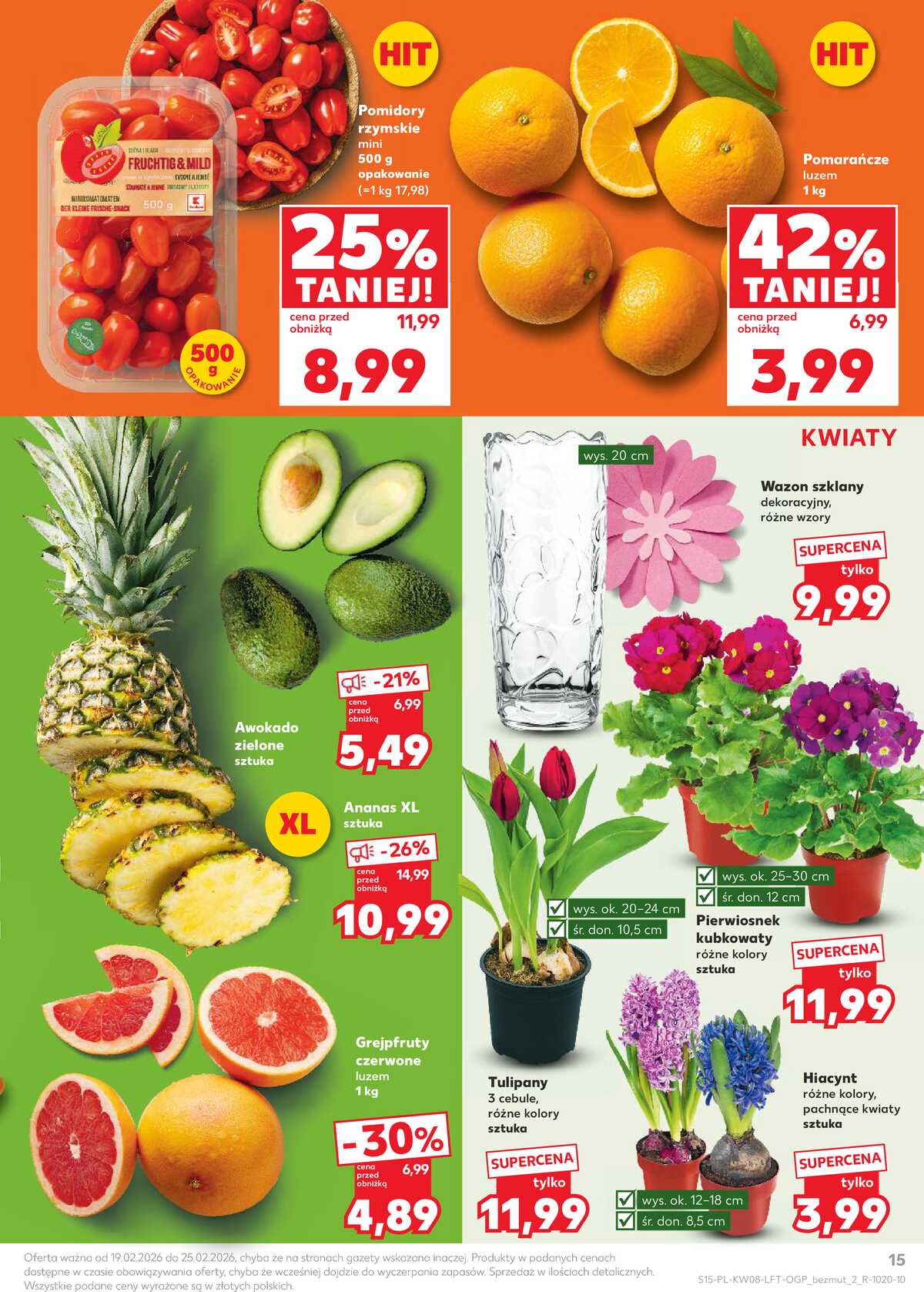 Leták Kaufland Polsko 19.2.-25.2.2026 - Noviny týdne strana 15