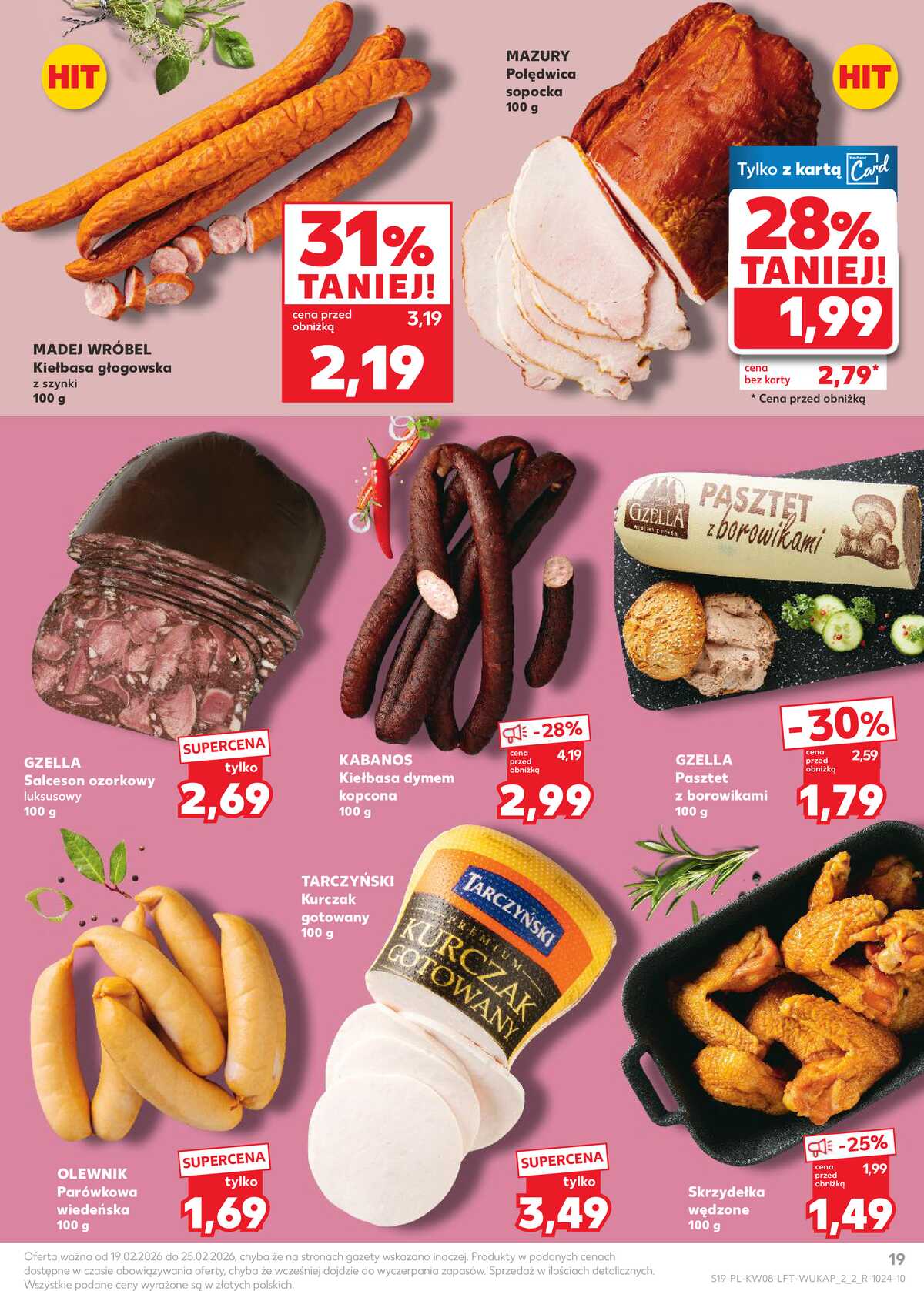 Leták Kaufland Polsko 19.2.-25.2.2026 - Noviny týdne strana 19