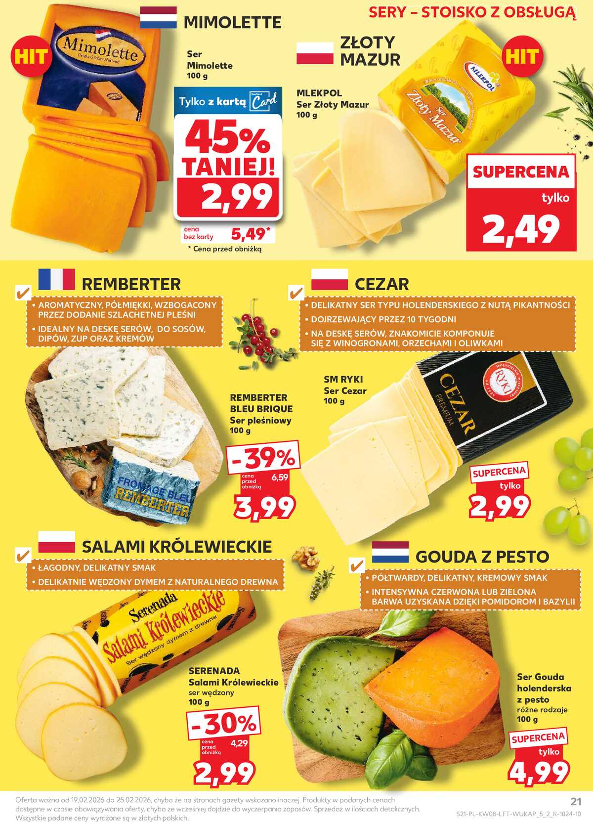 Leták Kaufland Polsko 19.2.-25.2.2026 - Noviny týdne strana 21