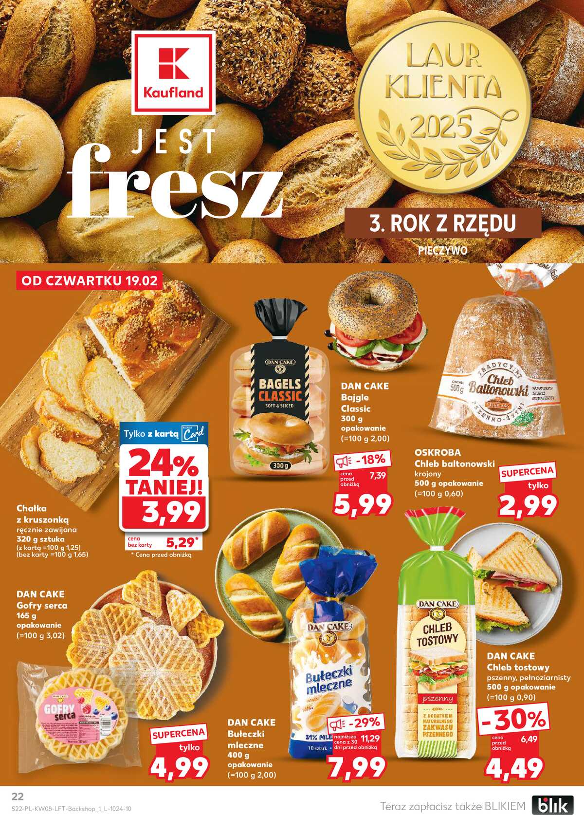 Leták Kaufland Polsko 19.2.-25.2.2026 - Noviny týdne strana 22