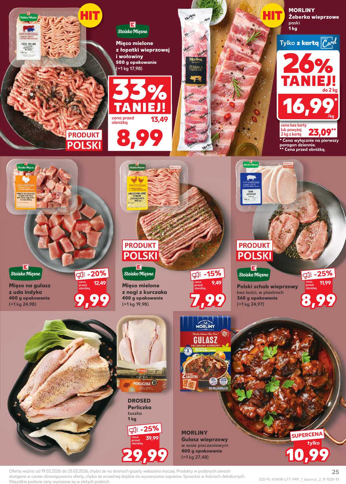 Leták Kaufland Polsko 19.2.-25.2.2026 - Noviny týdne strana 25