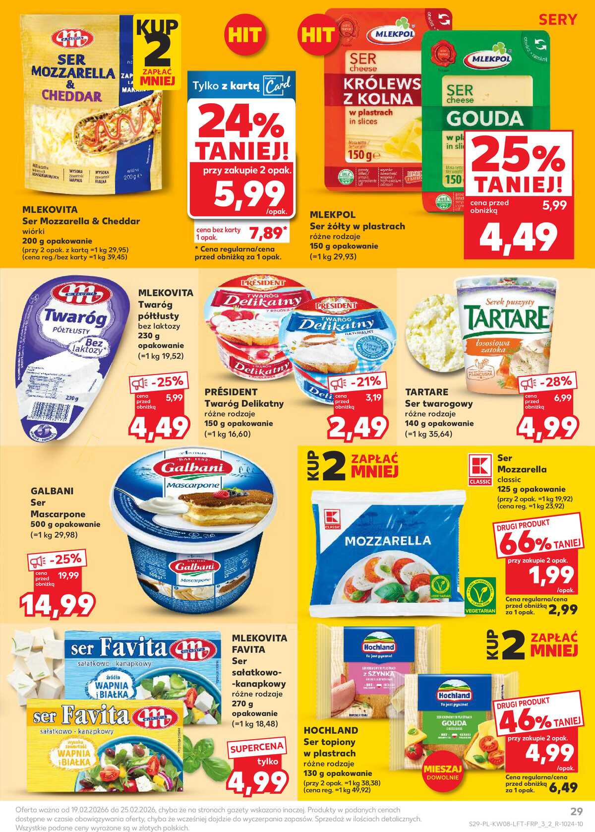 Leták Kaufland Polsko 19.2.-25.2.2026 - Noviny týdne strana 29