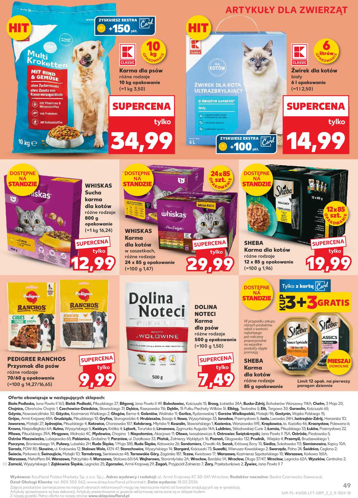Leták Kaufland Polsko 19.2.-25.2.2026 - Noviny týdne strana 49