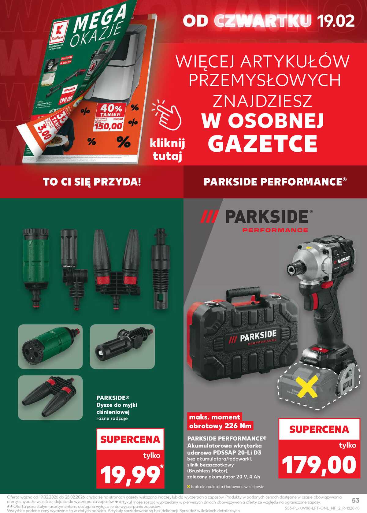 Leták Kaufland Polsko 19.2.-25.2.2026 - Noviny týdne strana 53