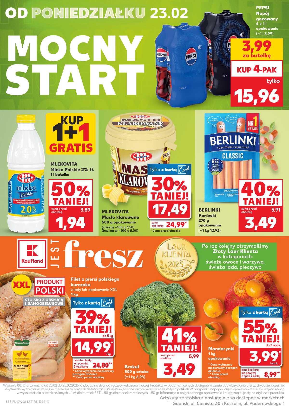 Leták Kaufland Polsko 19.2.-25.2.2026 - Noviny týdne strana 54
