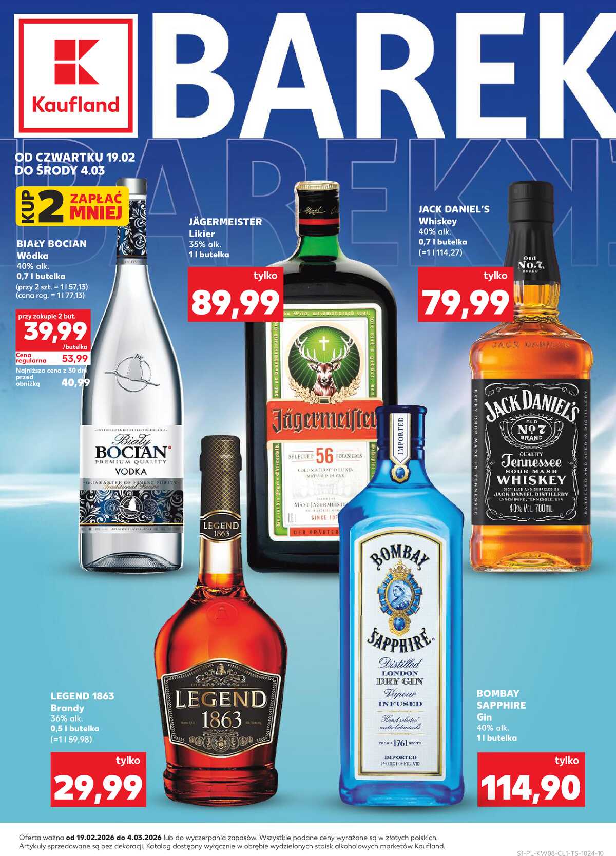 Leták Kaufland Polsko 19.2.-4.3.2026 - Bar Kaufland strana 1