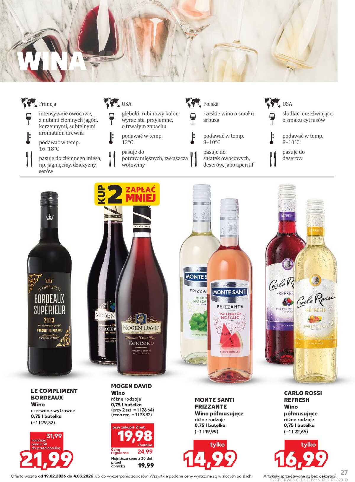 Leták Kaufland Polsko 19.2.-4.3.2026 - Bar Kaufland strana 27