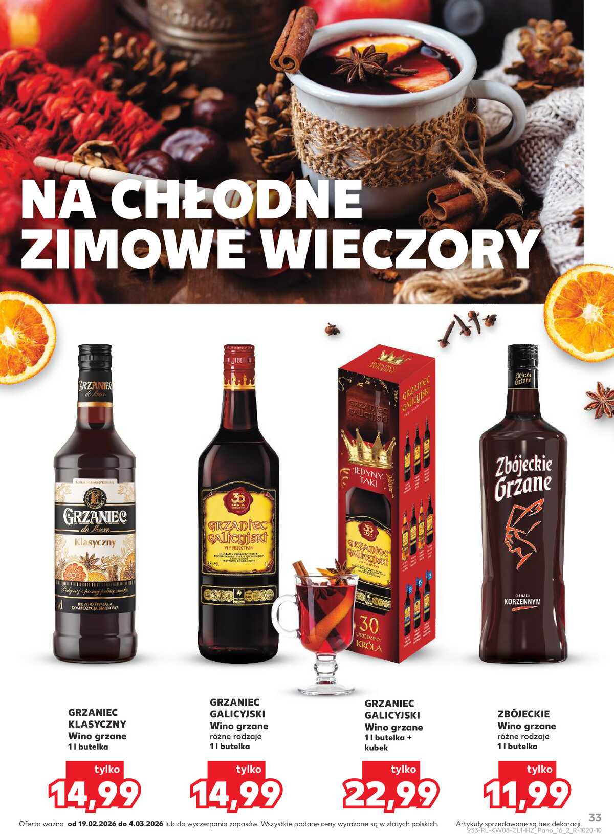 Leták Kaufland Polsko 19.2.-4.3.2026 - Bar Kaufland strana 33