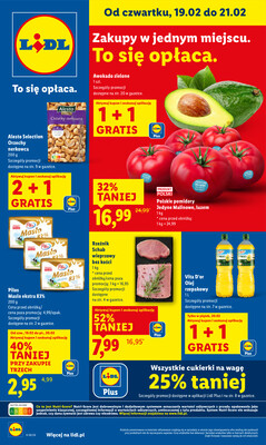 Leták Lidl Polsko 19.2.-21.2.2026