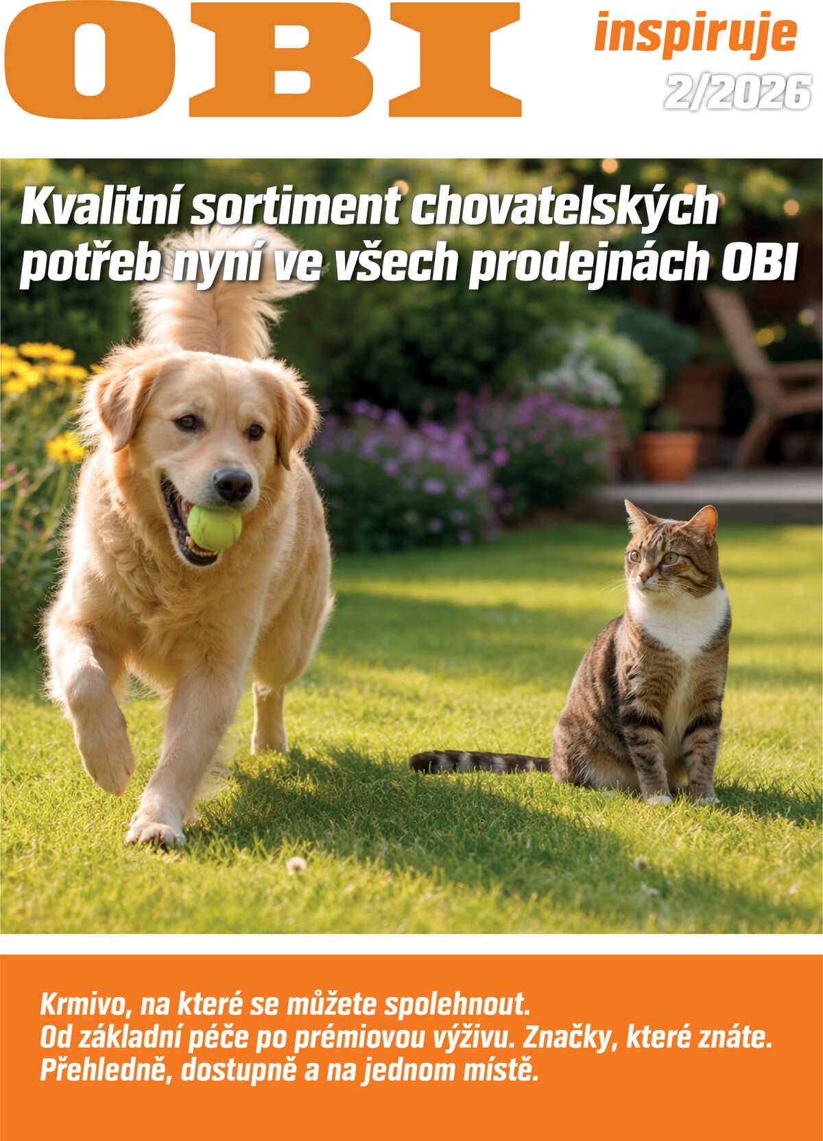 OBI Chovatelské potřeby od 15.2. do 14.3.2026 strana 1