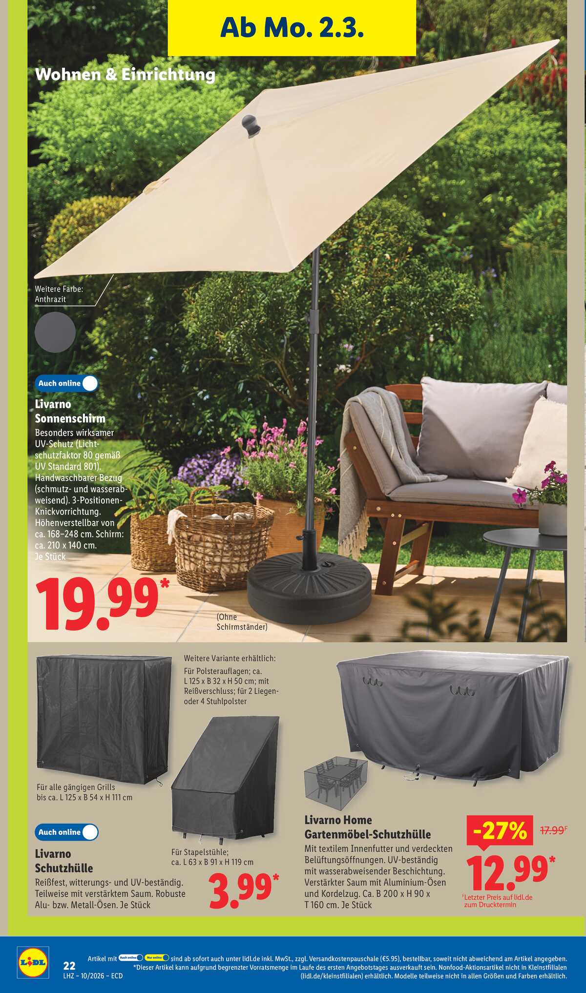 Leták Lidl Německo 2.3.-7.3.2026 strana 12