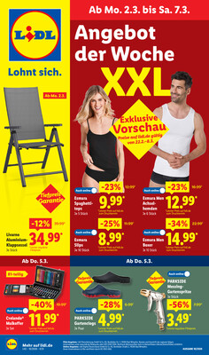 Leták Lidl Německo 2.3.-7.3.2026
