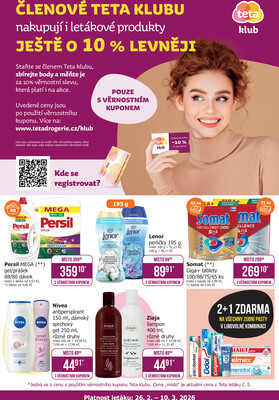 letáky Teta drogerie