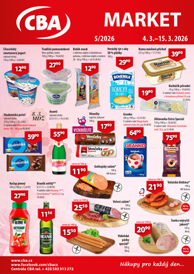 CBA Market od 4.3. do 15.3.2026