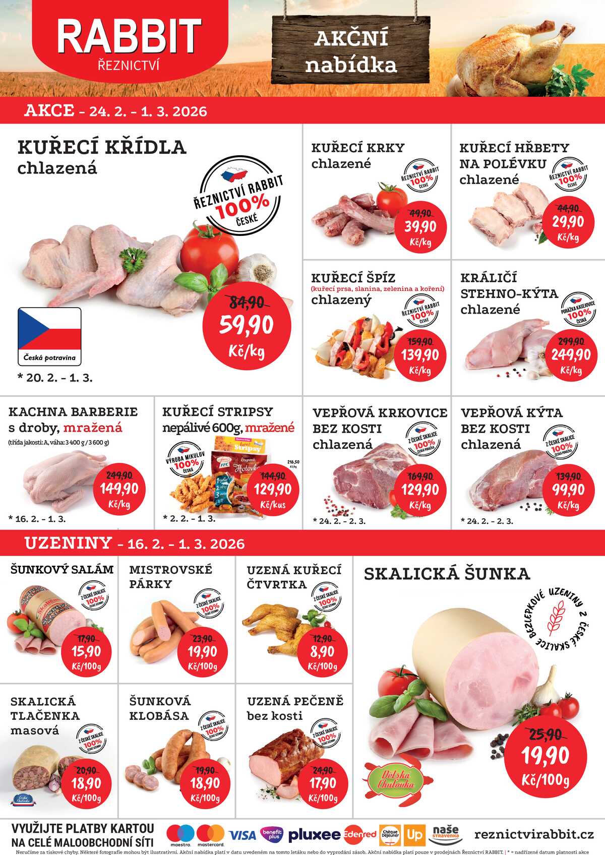 RABBIT řeznictví od 23.2. do 28.2.2026 strana 1