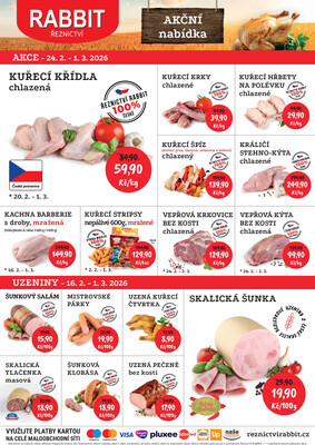 RABBIT řeznictví : 1 leták