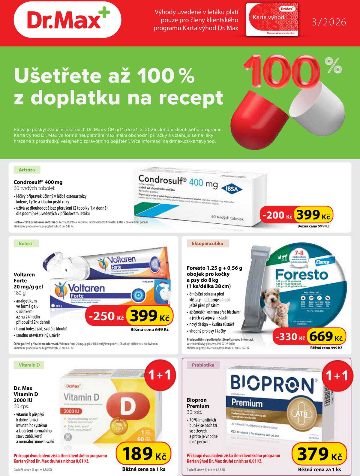 Dr.Max od 1.3. do 31.3.2026 strana 1