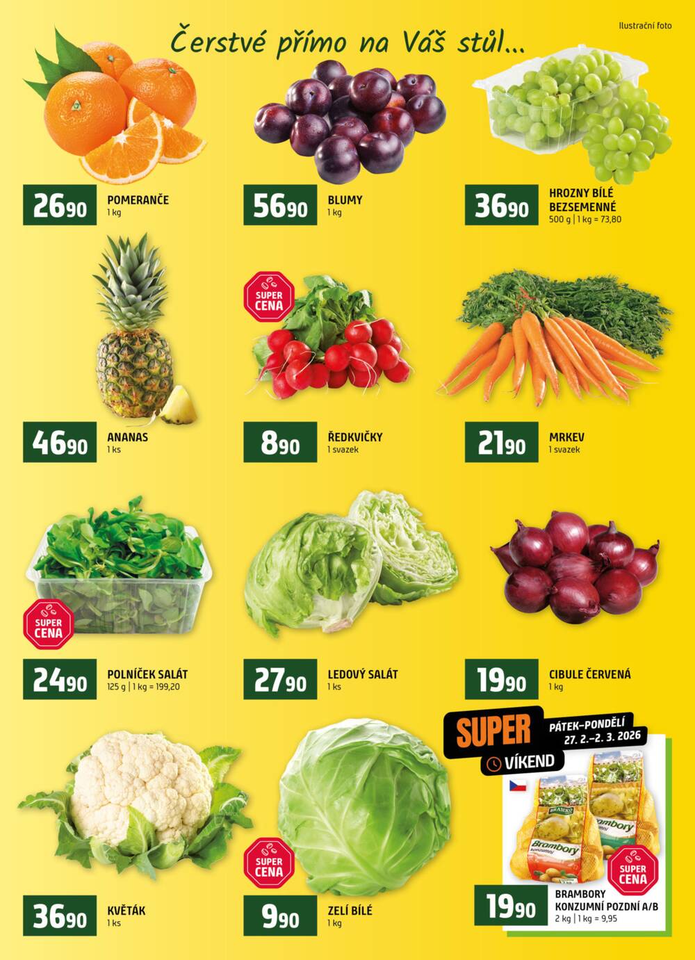 Leták Terno - Terno Třeboň, Týn n. Vlt., Bechyně, České Budějovice, Hradec Králové, Olomouc, Borovany od 25.2. do 3.3.2026 - strana 6