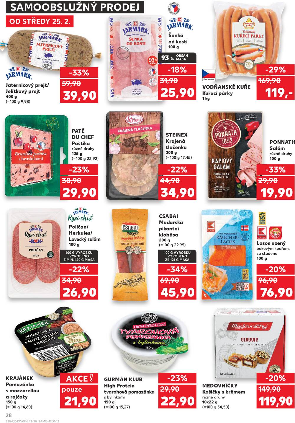 Leták Kaufland - Kaufland 25.2. - 3.3. - Kaufland - Strakonice - strana 28